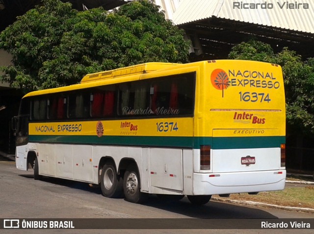 Nacional Expresso 16374 na cidade de Anápolis, Goiás, Brasil, por Ricardo Vieira. ID da foto: 7657506.