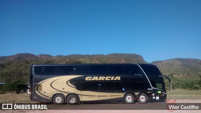 Viação Garcia 7347 na cidade de Caldas Novas, Goiás, Brasil, por Vitor Castilho. ID da foto: 7653468.