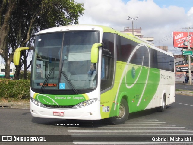 Expresso Princesa dos Campos 6145 na cidade de Ponta Grossa, Paraná, Brasil, por Gabriel Michalski. ID da foto: 7657238.