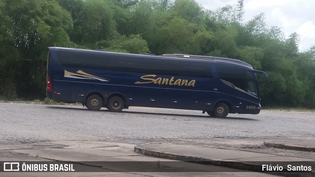 Empresas de Transportes Santana e São Paulo 2800 na cidade de Cruz das Almas, Bahia, Brasil, por Flávio  Santos. Número da foto: #7653007.