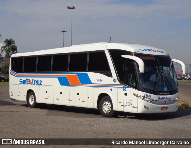 VUSC - Viação União Santa Cruz 2660 na cidade de Santa Cruz do Sul, Rio Grande do Sul, Brasil, por Ricardo Manoel Limberger Carvalho. ID da foto: 7653714.