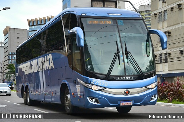 Viação Águia Branca 27570 na cidade de Vitória, Espírito Santo, Brasil, por Eduardo Ribeiro. ID da foto: 7654927.