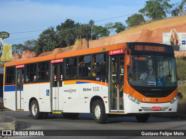 Itamaracá Transportes 1.532 na cidade de Paulista, Pernambuco, Brasil, por Gustavo Felipe Melo. Número da foto: #7656534.