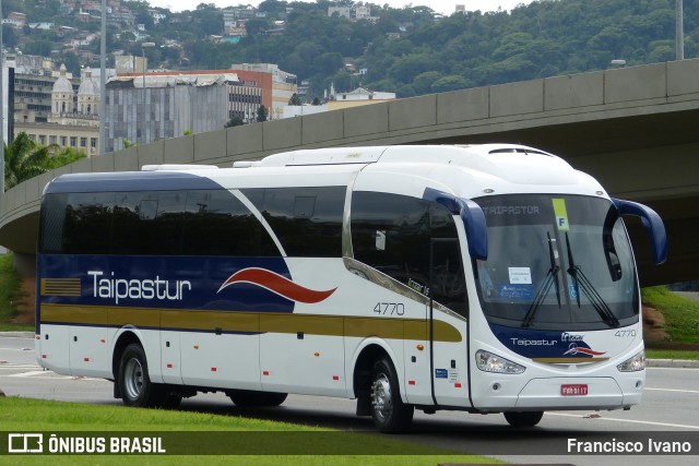 Taipastur Transportes Turísticos 4770 na cidade de Florianópolis, Santa Catarina, Brasil, por Francisco Ivano. ID da foto: 7654629.