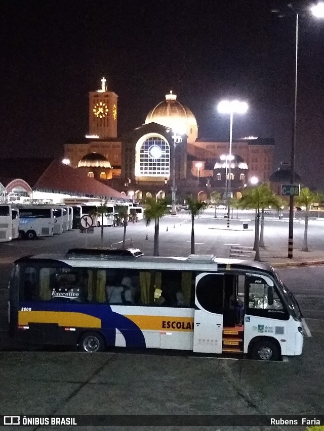 Sudeste Transporte e Turismo 3800 na cidade de Aparecida, São Paulo, Brasil, por Rubens  Faria. ID da foto: 7653000.