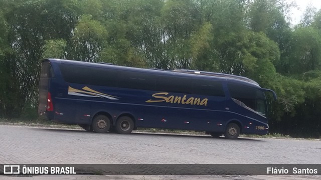 Empresas de Transportes Santana e São Paulo 2800 na cidade de Cruz das Almas, Bahia, Brasil, por Flávio  Santos. Número da foto: #7653002.