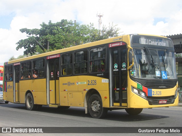 Mobibrasil São Lourenço >>> Mobi-PE 2.828 na cidade de Camaragibe, Pernambuco, Brasil, por Gustavo Felipe Melo. ID da foto: 7653187.