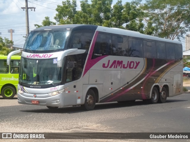 Viação Jam Joy 7711 na cidade de Teresina, Piauí, Brasil, por Glauber Medeiros. ID da foto: 7656594.