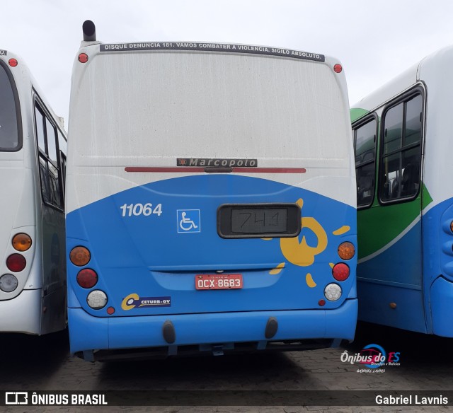 Metropolitana Transportes e Serviços 11064 na cidade de Vila Velha, Espírito Santo, Brasil, por Gabriel Lavnis. ID da foto: 7652871.