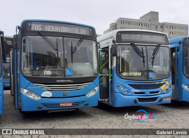 Metropolitana Transportes e Serviços 11091 na cidade de Vila Velha, Espírito Santo, Brasil, por Gabriel Lavnis. Número da foto: #7656484.