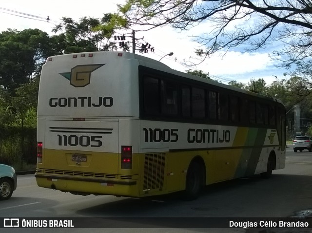 Empresa Gontijo de Transportes 11005 na cidade de Belo Horizonte, Minas Gerais, Brasil, por Douglas Célio Brandao. ID da foto: 7660770.