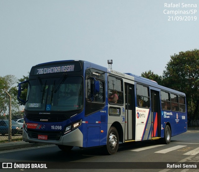 Transportes Capellini 19.098 na cidade de Campinas, São Paulo, Brasil, por Rafael Senna. ID da foto: 7658940.