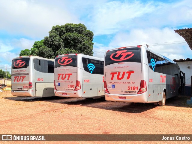 TUT Transportes 5104 na cidade de Juína, Mato Grosso, Brasil, por Jonas Castro. ID da foto: 7658912.