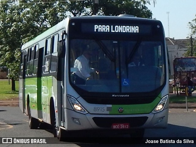 Viação Garcia 8915 na cidade de Londrina, Paraná, Brasil, por Joase Batista da Silva. ID da foto: 7658962.