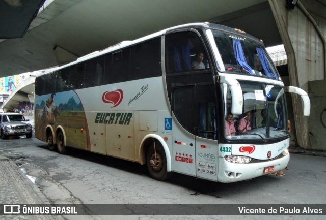 Eucatur - Empresa União Cascavel de Transportes e Turismo 4432 na cidade de Belo Horizonte, Minas Gerais, Brasil, por Vicente de Paulo Alves. ID da foto: 7662319.