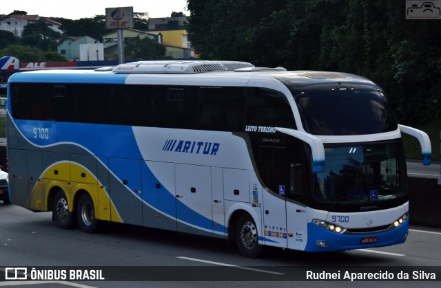 Aritur Transporte e Turismo 9700 na cidade de Arujá, São Paulo, Brasil, por Rudnei Aparecido da Silva. Número da foto: #7658904.
