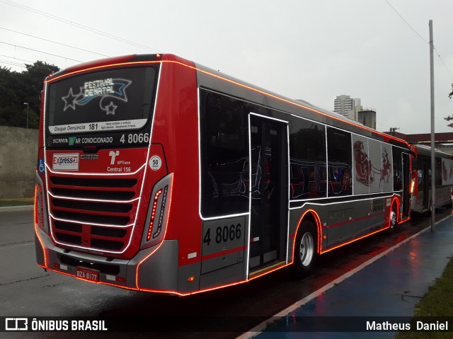 Express Transportes Urbanos Ltda 4 8066 na cidade de São Paulo, São Paulo, Brasil, por Matheus  Daniel. ID da foto: 7662095.