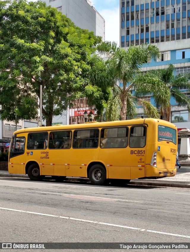 Transporte Coletivo Glória Bc851 na cidade de Curitiba, Paraná, Brasil, por Tiago Araujo Gonçalves Padilha. ID da foto: 7658913.