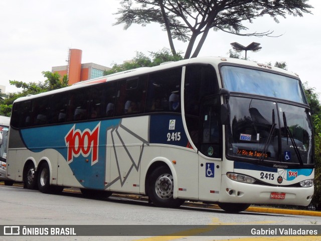 Auto Viação 1001 2415 na cidade de São Paulo, São Paulo, Brasil, por Gabriel Valladares. ID da foto: 7659788.