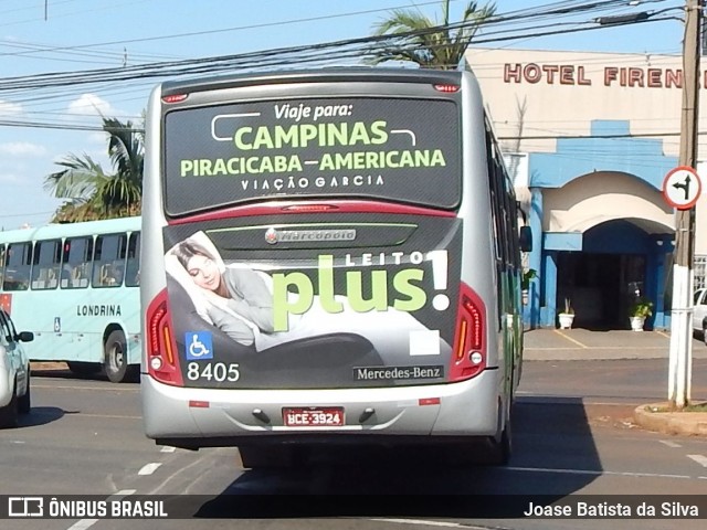 Viação Garcia 8405 na cidade de Londrina, Paraná, Brasil, por Joase Batista da Silva. Número da foto: #7658943.