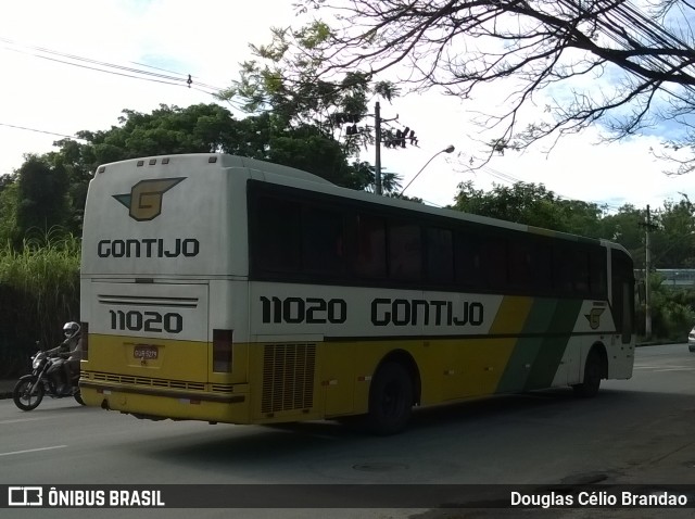 Empresa Gontijo de Transportes 11020 na cidade de Belo Horizonte, Minas Gerais, Brasil, por Douglas Célio Brandao. ID da foto: 7660404.