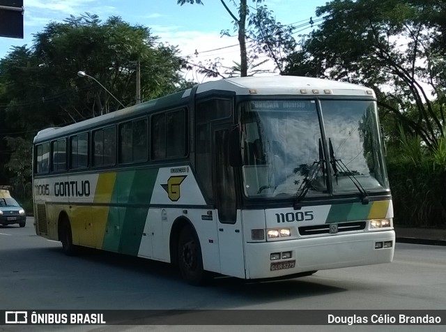 Empresa Gontijo de Transportes 11005 na cidade de Belo Horizonte, Minas Gerais, Brasil, por Douglas Célio Brandao. ID da foto: 7660763.