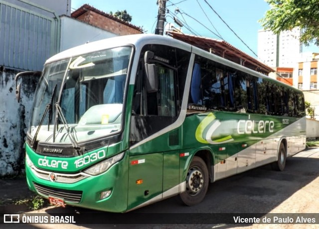 Célere Transportes 15030 na cidade de Belo Horizonte, Minas Gerais, Brasil, por Vicente de Paulo Alves. Número da foto: #7661582.