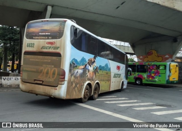 Eucatur - Empresa União Cascavel de Transportes e Turismo 4432 na cidade de Belo Horizonte, Minas Gerais, Brasil, por Vicente de Paulo Alves. ID da foto: 7662340.