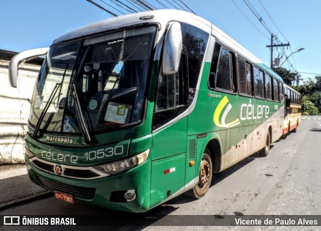 Célere Transportes 10530 na cidade de Belo Horizonte, Minas Gerais, Brasil, por Vicente de Paulo Alves. ID da foto: 7663495.