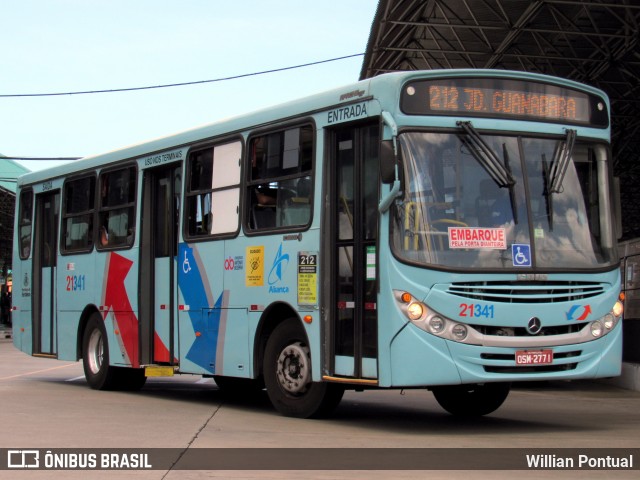 Aliança Transportes Urbanos 21341 na cidade de Fortaleza, Ceará, Brasil, por Willian Pontual. Número da foto: #7660931.