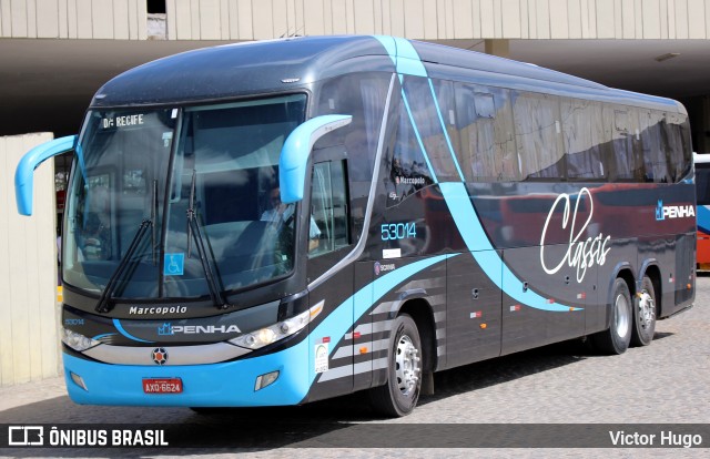 Empresa de Ônibus Nossa Senhora da Penha 53014 na cidade de Caruaru, Pernambuco, Brasil, por Victor Hugo. Número da foto: #7663564.