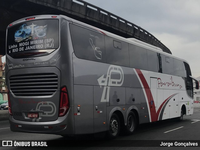 Paraibuna Transportes 35000 na cidade de Rio de Janeiro, Rio de Janeiro, Brasil, por Jorge Gonçalves. Número da foto: #7659746.