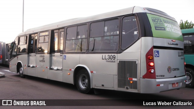 Araucária Transportes Coletivos LL309 na cidade de Curitiba, Paraná, Brasil, por Lucas Weber Calizario. ID da foto: 7664673.