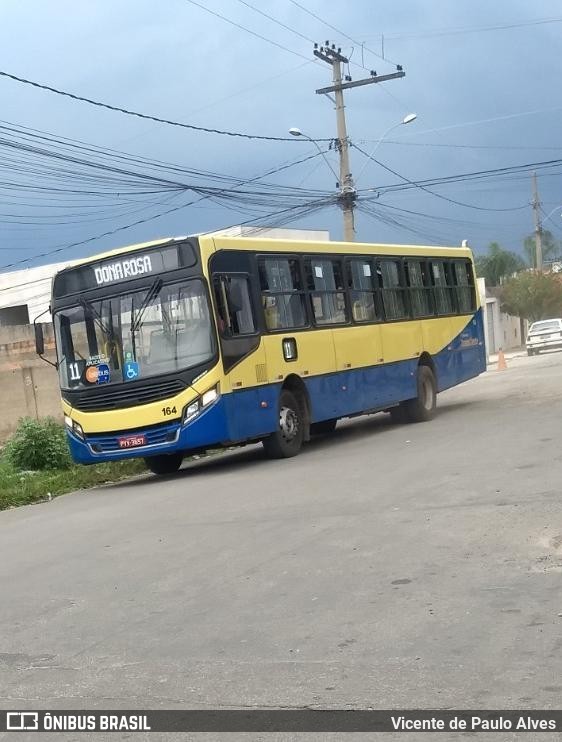Trancid - Transporte Cidade de Divinópolis 164 na cidade de Divinópolis, Minas Gerais, Brasil, por Vicente de Paulo Alves. Número da foto: #7664252.