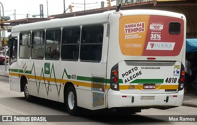 Empresa Gazômetro de Transportes 4010 na cidade de Porto Alegre, Rio Grande do Sul, Brasil, por Max Ramos. ID da foto: 7663834.