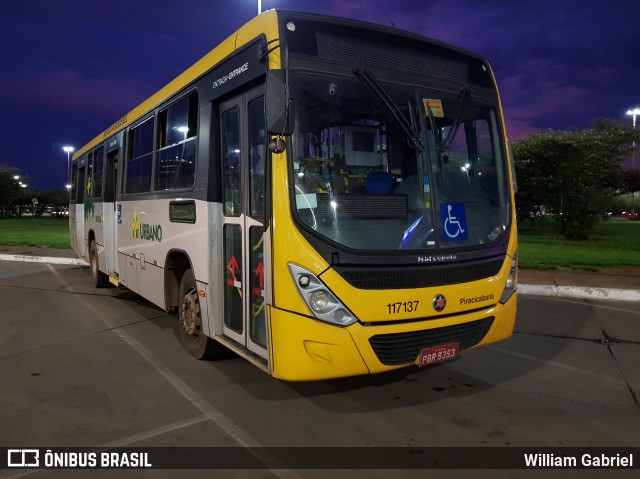 Viação Piracicabana Distrito Federal 117137 na cidade de Brasília, Distrito Federal, Brasil, por William Gabriel. Número da foto: #7662820.