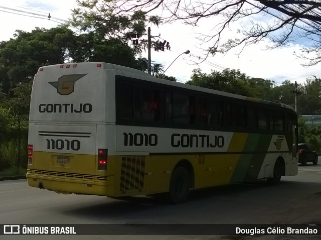 Empresa Gontijo de Transportes 11010 na cidade de Belo Horizonte, Minas Gerais, Brasil, por Douglas Célio Brandao. ID da foto: 7660541.