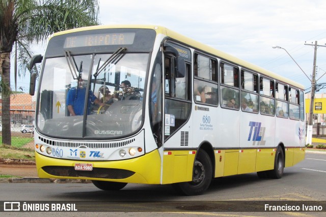 TIL Transportes Coletivos 680 na cidade de Londrina, Paraná, Brasil, por Francisco Ivano. ID da foto: 7662904.