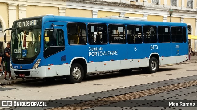 Nortran Transportes Coletivos 6473 na cidade de Porto Alegre, Rio Grande do Sul, Brasil, por Max Ramos. ID da foto: 7663848.