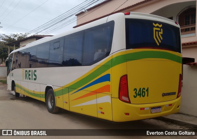 Reis Turismo 3461 na cidade de Piúma, Espírito Santo, Brasil, por Everton Costa Goltara. Número da foto: #7581166.