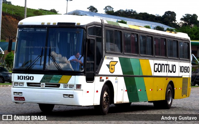 Empresa Gontijo de Transportes 10190 na cidade de Perdões, Minas Gerais, Brasil, por Andrey Gustavo. ID da foto: 7581227.