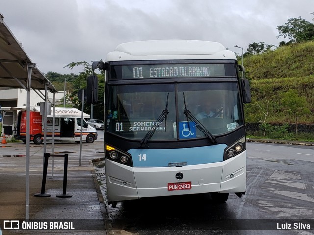 Auto Omnibus Floramar 14 na cidade de Belo Horizonte, Minas Gerais, Brasil, por Luiz Silva. ID da foto: 7581729.