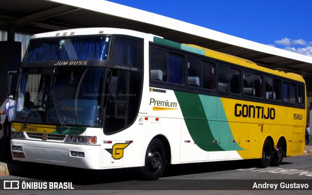 Empresa Gontijo de Transportes 15160 na cidade de Belo Horizonte, Minas Gerais, Brasil, por Andrey Gustavo. Número da foto: #7581365.