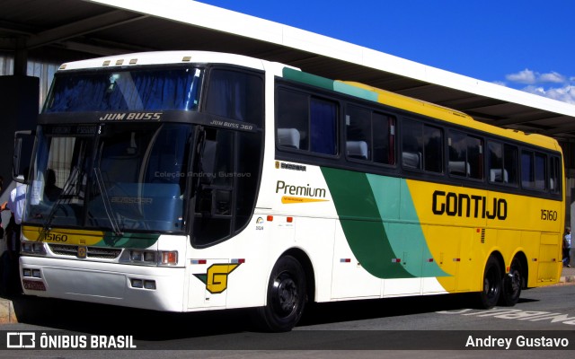 Empresa Gontijo de Transportes 15160 na cidade de Belo Horizonte, Minas Gerais, Brasil, por Andrey Gustavo. ID da foto: 7581365.