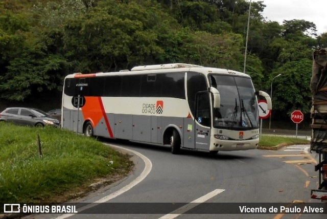 Viação Cidade do Aço RJ 174.115 na cidade de Piraí, Rio de Janeiro, Brasil, por Vicente de Paulo Alves. ID da foto: 7579491.