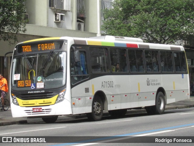 Viação Nossa Senhora das Graças A71502 na cidade de Rio de Janeiro, Rio de Janeiro, Brasil, por Rodrigo Fonseca. Número da foto: #7580616.