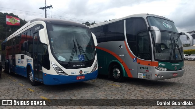 Canasvieiras Transportes 11631 na cidade de Biguaçu, Santa Catarina, Brasil, por Daniel Guardiola. ID da foto: 7581804.