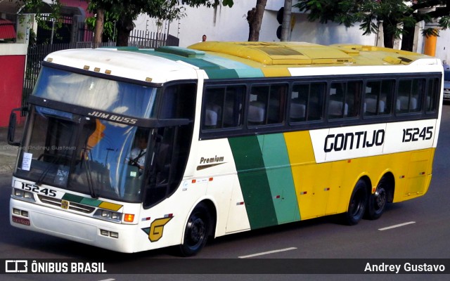 Empresa Gontijo de Transportes 15245 na cidade de Belo Horizonte, Minas Gerais, Brasil, por Andrey Gustavo. Número da foto: #7581114.