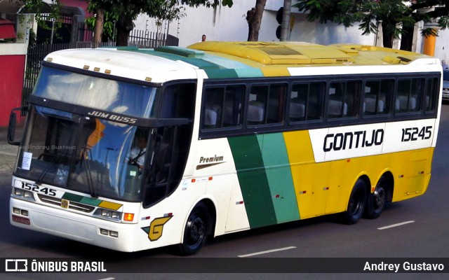 Empresa Gontijo de Transportes 15245 na cidade de Belo Horizonte, Minas Gerais, Brasil, por Andrey Gustavo. ID da foto: 7581114.