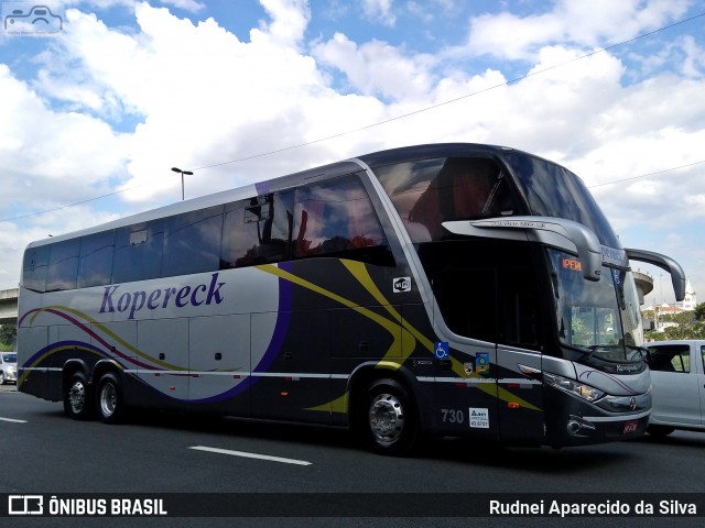 Kopereck Turismo 730 na cidade de São Paulo, São Paulo, Brasil, por Rudnei Aparecido da Silva. ID da foto: 7581303.